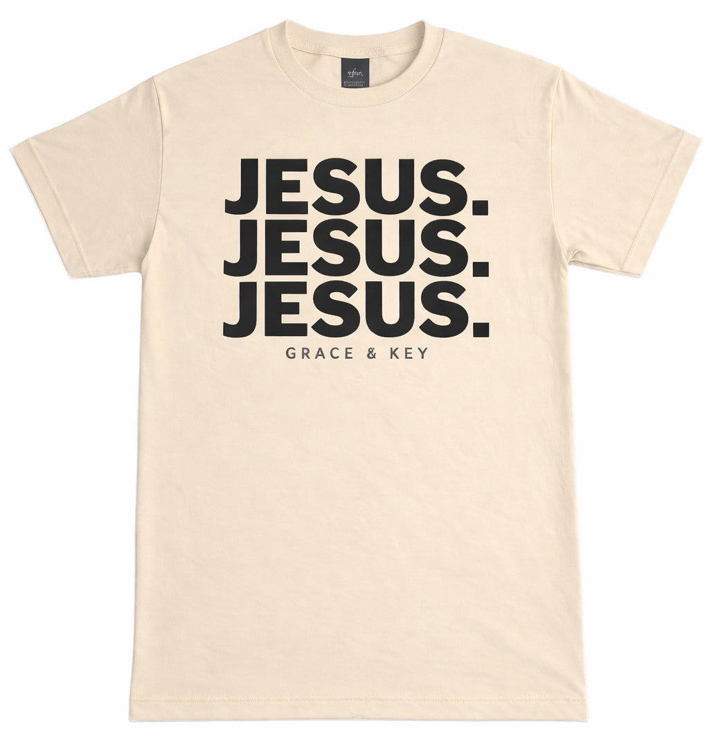 Jesus Tee - Sand