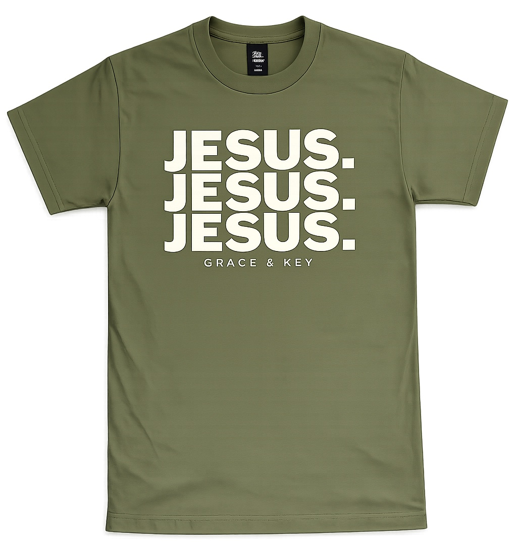Jesus Tee - Olive