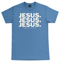 Jesus Tee - Denim Blue