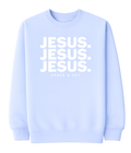 Jesus Crewneck - Light Blue