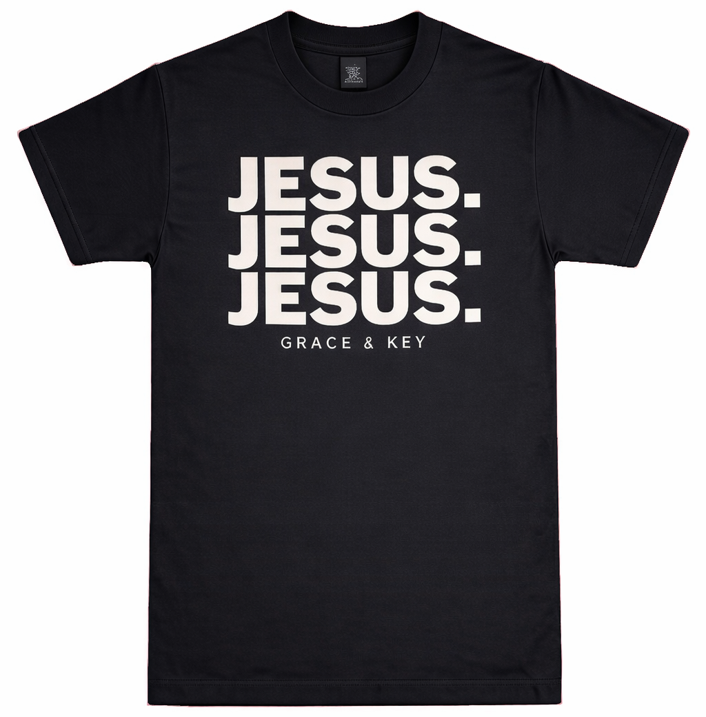 Jesus Tee - Black/White